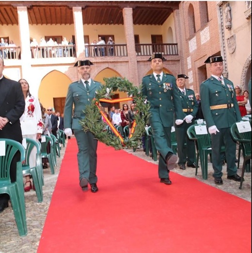 La Guardia Civil festeja a su patrona // Fuente: RR.SS. Ayto. Medina del Campo